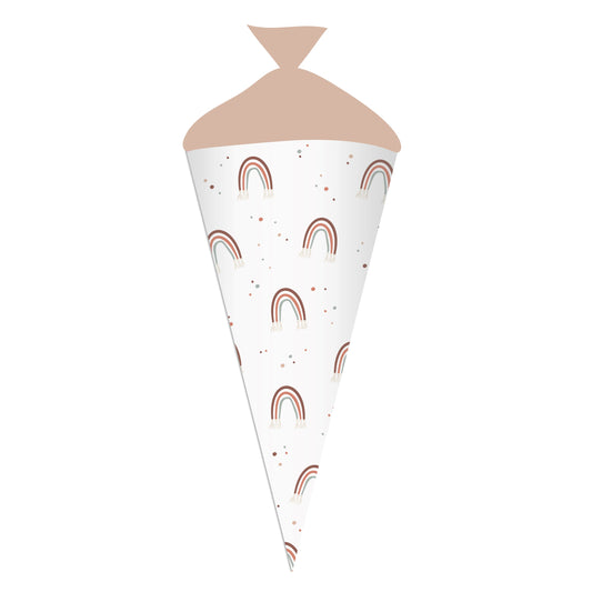 Schultüte / Geschwistertüte Regenbogen, 35cm