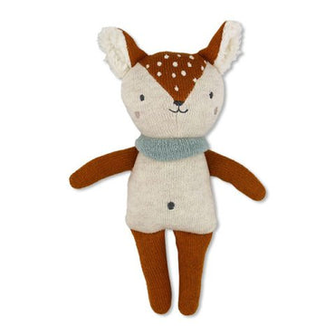 Babyrassel Reh mit Halstuch, rehbraun