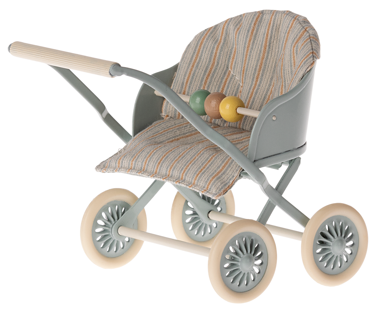 Kinderwagen, Baby - Blau