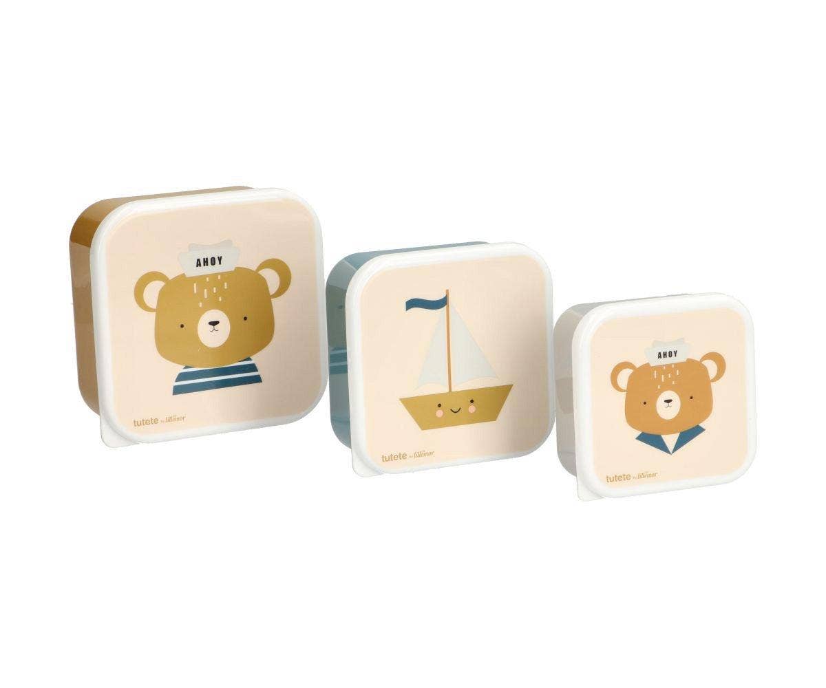 3 Lunchboxen Simon Bär von Eef Lillemo