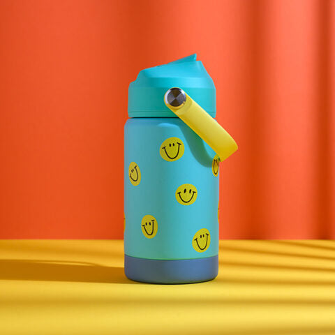 Trinkflasche Smile, türkis, 350m