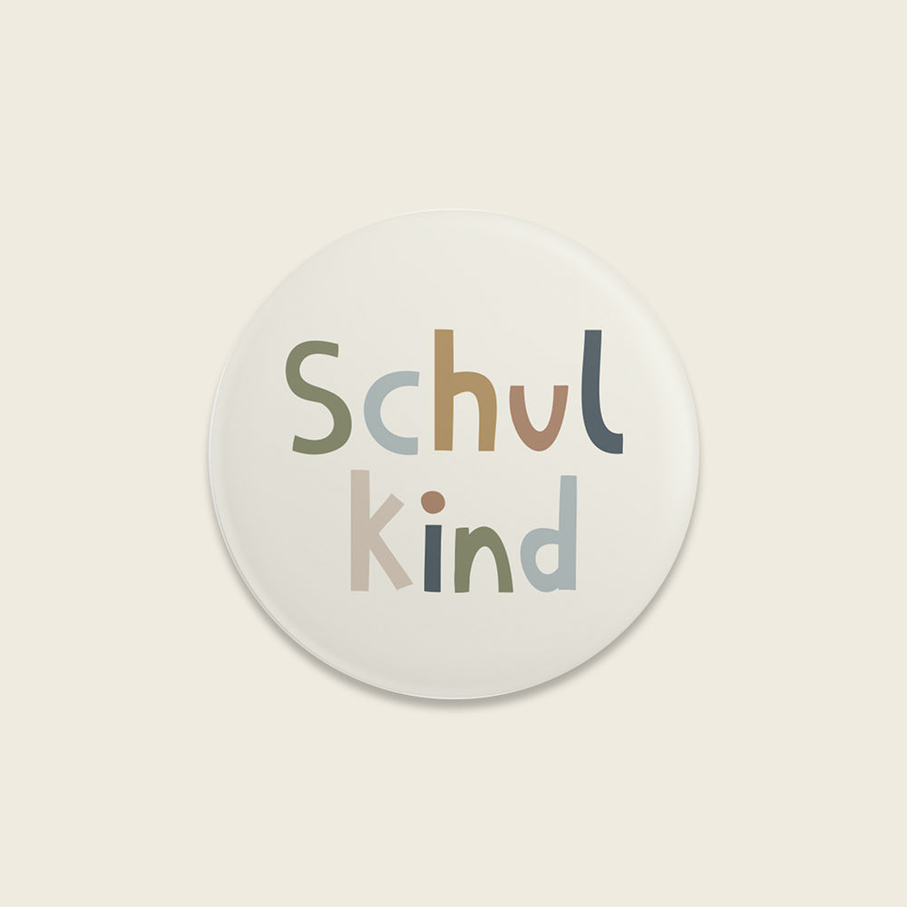 Button „Schulkind“ – Nature Kids
